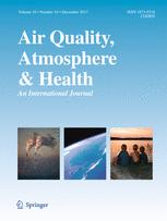 Capa da edição de dezembro do periódico Air Quality, Atmosphere & Health (Imagem: SpringerLink)