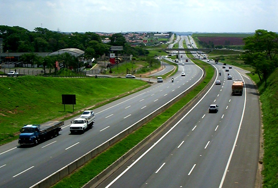 Rodovia Dom Pedro I vista do km 136 (Foto: Wikipédia)